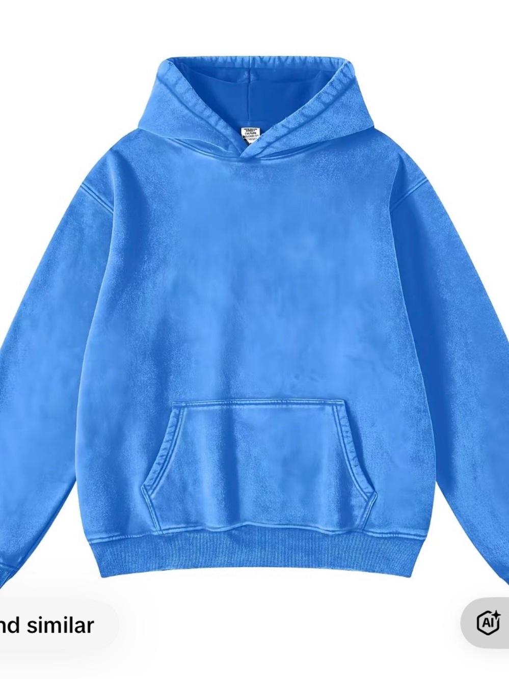 Classic Blue Hoodie - Unbranded Women's Pullover
